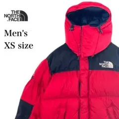 ノースフェイス　バルトロ　ダウンジャケット　メンズ　XS レッド　ブラック　赤