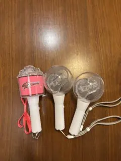 【最終値下げ】嵐ペンライト LOVE 2個/popcorn 1個