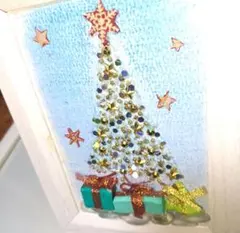 シーグラスアートクリスマスの聖夜