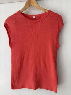 ⁠ 상태좋음 UNIQLO コットンブレンドリブフレンチスリーブセーター XL