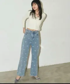 ハート デニム