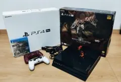 PS4 Pro リオレウスエディション 本体＋コントローラー2個＋ソフト付き