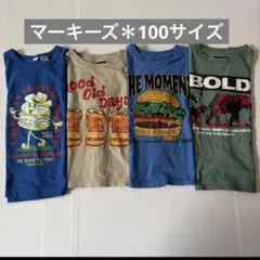 MARKEY'S 半袖Tシャツ 100cm 4枚セットのサムネイル