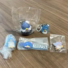 タキシードサム　ガチャガチャ　5個セット　めじるし　チャーム　レトロミニチュア