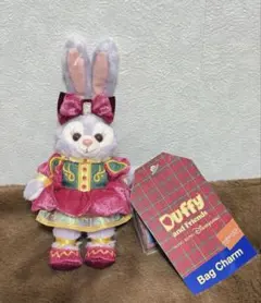 香港ディズニーランド ステラルー ぬいぐるみバッジ バッグチャーム