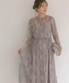結婚式ドレス　お呼ばれドレス　オケージョンドレス　レースワンピース