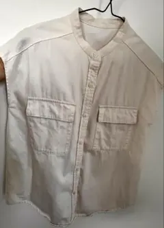 GU ベージュ ノースリーブシャツ S
