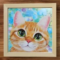【猫画】ポストカード 茶トラ