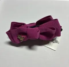 LANVIN en Bleu リボン バナナクリップ パープルのサムネイル