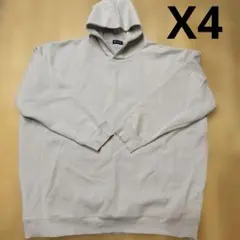 サカゼン　B&T CLUB パーカー　アイスグレー　サイズX4