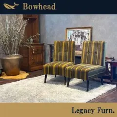 ストライプチェア シングルソファ ファブリック アンティーク ビンテージ SZ