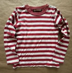HYTERIC MINI 長袖 Tシャツ 長袖カットソー 赤 白 95のサムネイル