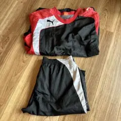 Puma ピステ・ウィンドブレーカー 赤黒