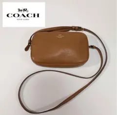 【美品】COACH コーチ ショルダー ミニ ジェイミー ライトブラウン