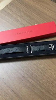 Bonaventura Apple Watch レザーバンド ブラック