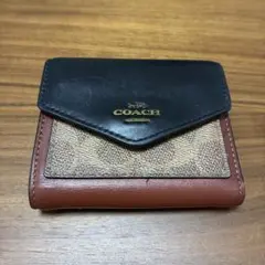 COACH コーチ 三つ折り財布 シグネチャー バイカラー【正規店購入】のサムネイル