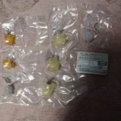 ポムポムプリン　めじるしアクセサリー　7種セット　コンプ　コンプリート　①