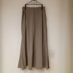 【試着のみ】AMERICANHOLIC フレアロングスカート M　カーキ