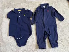 RalphLauren ロンパース2点セット