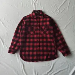 古着　ウールリッチ　ウールシャツ　フランネル　アメリカ製　70s　80s