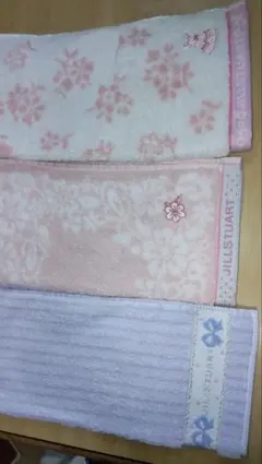 JILL STUART 花柄フリースタオル 3枚セット