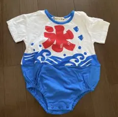 CROISSANCE BEBE かき氷柄 ロンパース 70-80cm