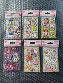 バンダイたまごっち　たまもりしーるリフィル　キャラクターシールセット 6種セット