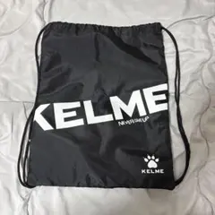 KELME　ナップサック　ドローストリングバッグ　サッカー　黒のサムネイル
