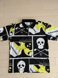 MARK&LONA マークアンドロナ 半袖ポロシャツ ドクロ ブラック L - メルカリ
