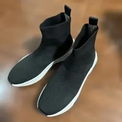 美品+diana⭐︎ダイアナ⭐︎軽量ニットソックススニーカーブーツ　24.0㎝