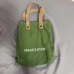 FREAK'S STORE トートバッグ ショッパーバッグ グリーン