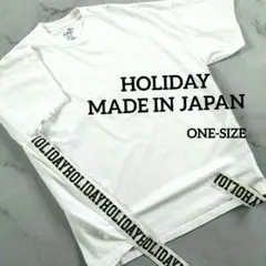 HOLIDAY 22SS スーパーファインドライ サイドテープTシャツ白メンズ可のサムネイル