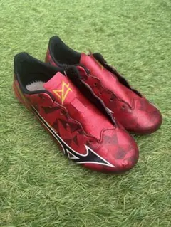ジュニアMIZUNO サッカーシューズ レッドのサムネイル