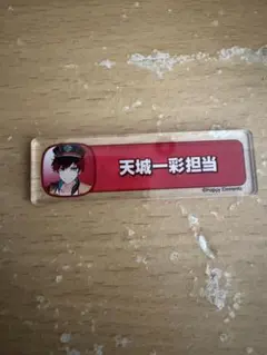 天城一彩 担当　称号プレート