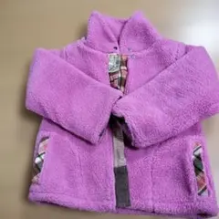 フリースジャケット ピンク 130cm 裏起毛であったかい！