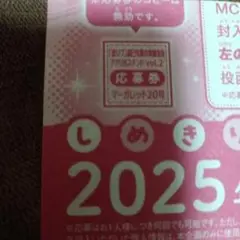 恋するリップ・ティント　全員プレゼント　マーガレット応募券　1枚