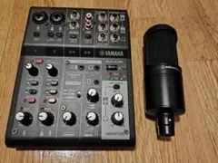 AG06mk2 ほぼ新品 YAMAHA AG06MK2 B/ブラック マイクが二本同時に使えるライブ配信