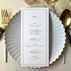 メニュー表　38　ドリンクメニュー　ウェディング　結婚式