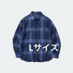 UNIQLO フランネルシャツ　チェック柄ネルシャツ Lサイズ