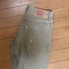 Levi's 517-40 カーキ コーディロイブーツカットパンツ30x33