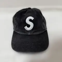 SUPREME ブラックキャップ Sロゴ