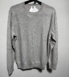 ユニクロ UNIQLO カシミヤクルーネックセーター 478543 L ホワイト