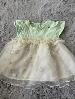 アプレレクール 貝殻柄 チュールトップス