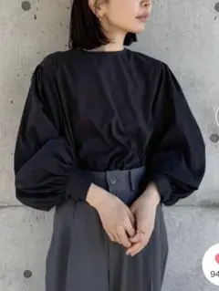 美品☆ SELECTMOCA by son ボリュームスリーブブラウス