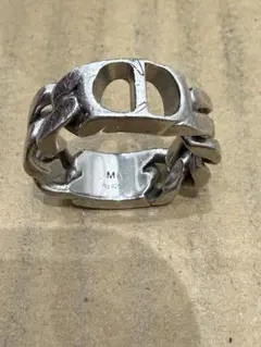 Dior シルバー チェーンリング 箱付き 2025年最新】Christian Dior 材質：シルバー メンズ リング