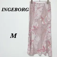 インゲボルグ ロングスカート ピンクM 花柄 ピンクハウス 春夏コーデ 上品