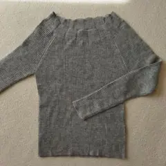 E hyphen world gallery PEACE　グレーニット