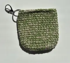 ミニポーチ グリーン✖︎ベージュ