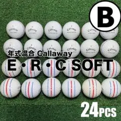 【B22】キャロウェイ ERCSOFT トリプルトラック ロストボール 24球