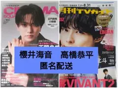 櫻井海音 高橋恭平 切り抜き2誌